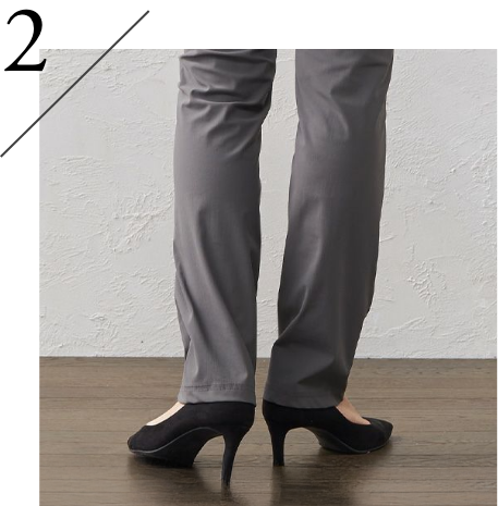 スタイルアップを叶える絶妙な丈感