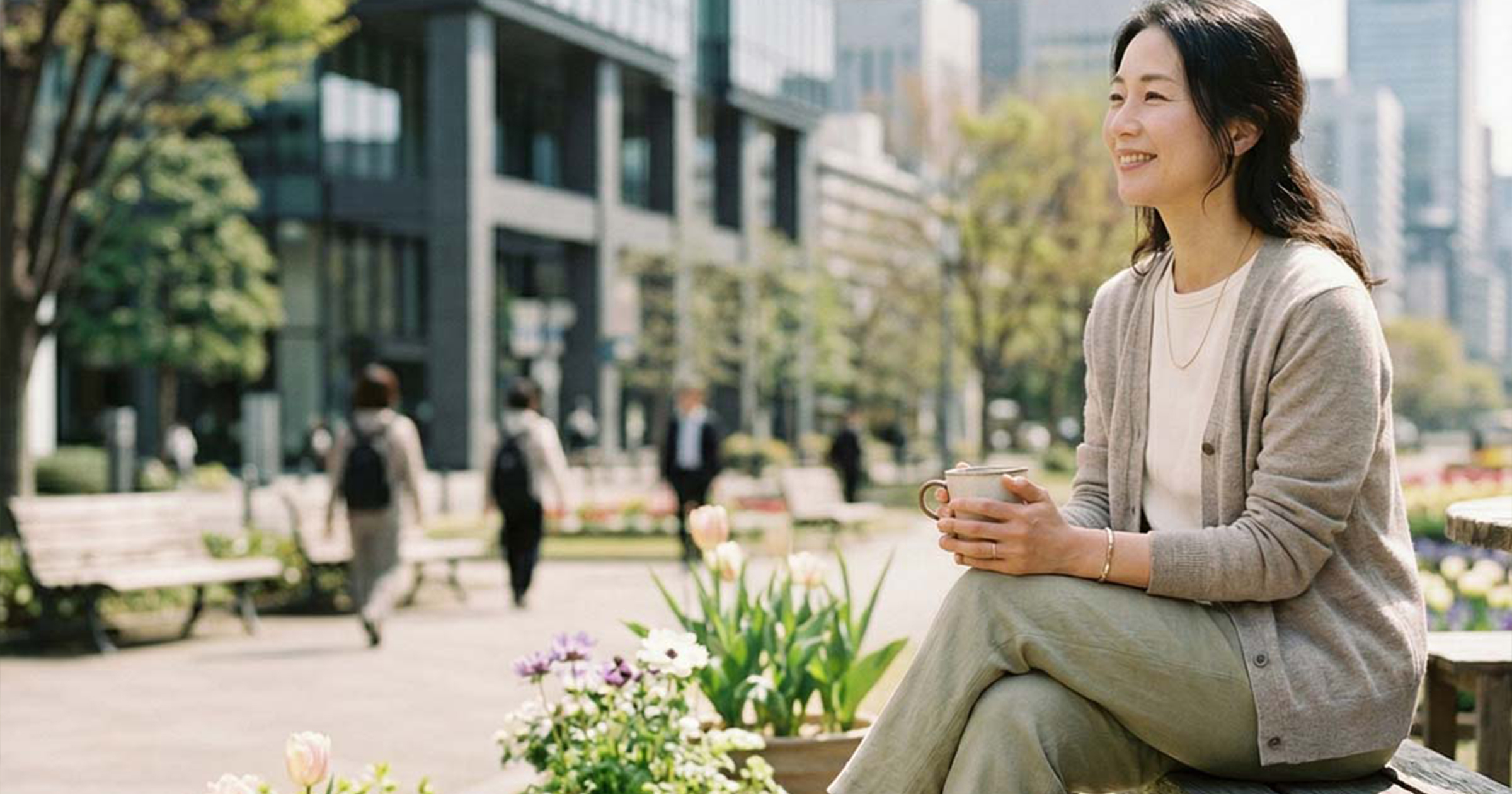新生活の通勤服にメリノウール。4月の寒暖差にちょうどいい“大人の一枚”